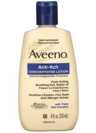 Aveeno, active naturals, протисвербіжний концентрований лосьйон, calamine lotion каламін лосьйон,