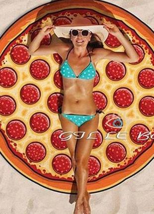 Пляжна підстилка/парео для пляжу "піца"