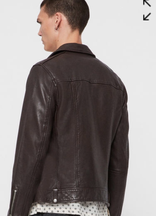 Косуха allsaints milo leather bike jacket9 фото