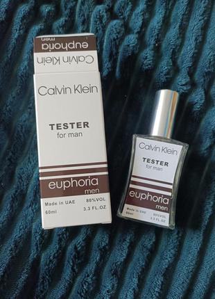 Мужской тестер calvin klein euphoria men 60ml