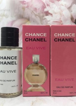 Парфюмированная вода женская chanel chance eau vive (шанель шанс эу ов) 55 мл