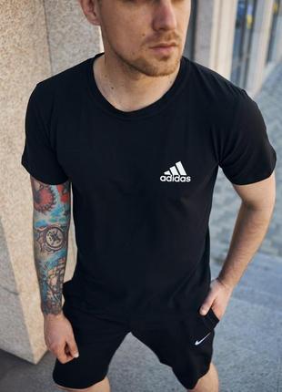 Летний комплект шорты + футболка адидас adidas3 фото