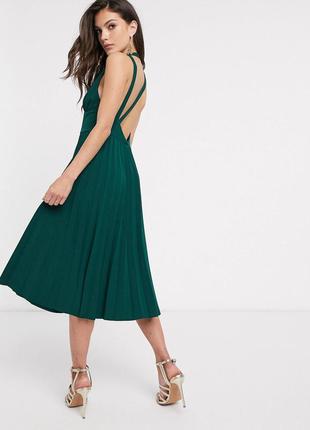 💚распродажа 💚платье миди с корсетной отделкой asos design2 фото