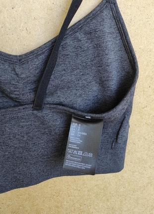 Бесшовный спортивный бюстгальтер топ бра pure h&m5 фото