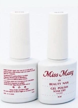 Гель лак beauty nail miss mary