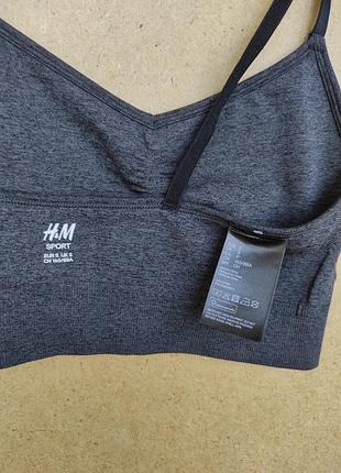 Бесшовный спортивный бюстгальтер топ бра pure h&m9 фото