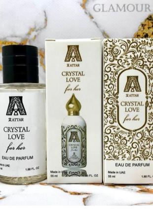 Парфумована вода жіноча attar crystal collection love for her (аттар колекшн крістал лав фо хе) 55 мл