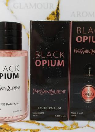 Парфюмированная вода женская yves saint laurent black opium (ов сен лоран блэк опиум) 55 мл1 фото
