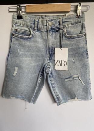 Джинсовые шорты zara