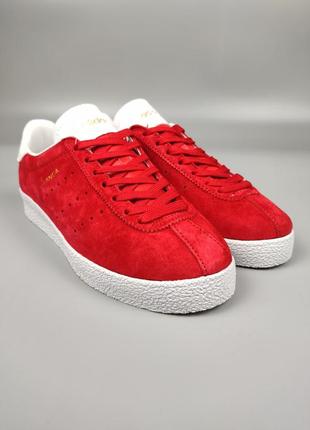 Кеды красные замша adidas topanga red white