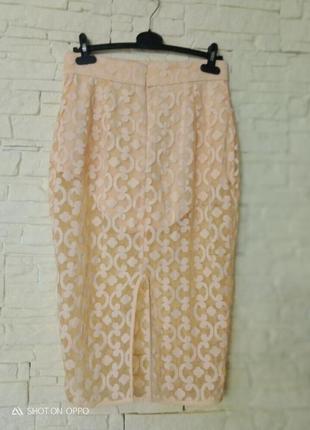 Полупрозрачная летняя юбка с шортами 46-48 размер2 фото