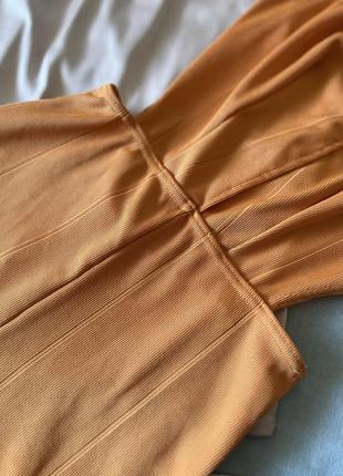 Соблазнительный комбинезон / костюм / набор оранжевый prettylittlething plt6 фото