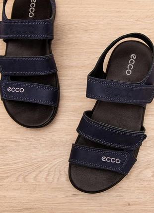 Летние сандалии ecco босоніжки - стильные мужские сандалии - топ качество