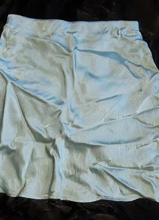 Нежная сатиновая юбка, 100% вискоза1 фото