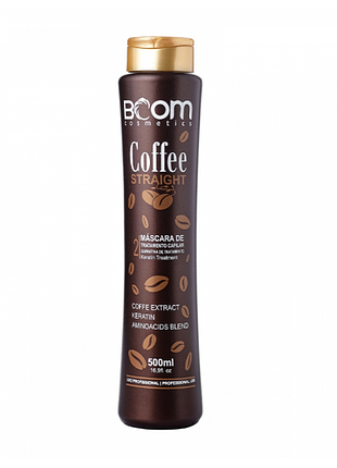 Кератин для випрямлення волосся boom cosmetics coffee straight 500 мл
