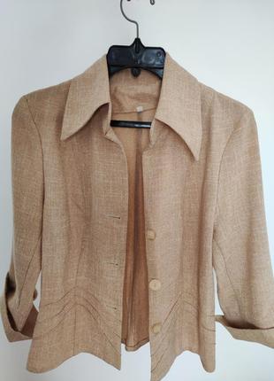 Костюм брючний, льон 20%