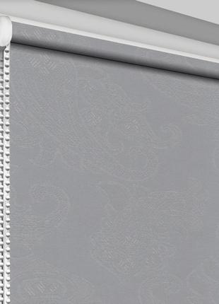 Рулонная штора rolets арабеска 1-2082-300 30x170 см открытого типа серебристая