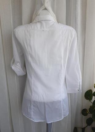 Белая рубашка от zara размер xs4 фото