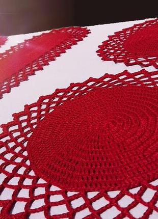 Набор для серверирования стола лён 4