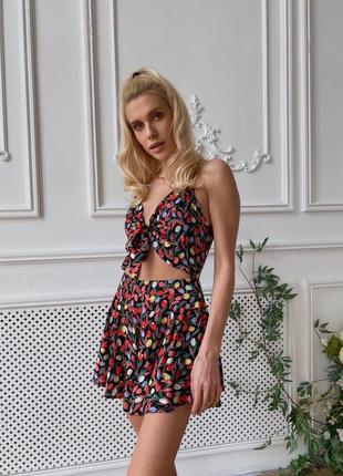 Комбинезон юбка-шорты