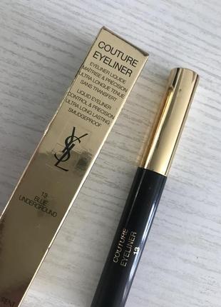 Жидкая подводка ysl couture eyeliner изумрудная