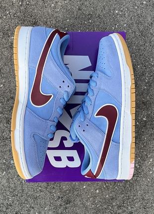 Оригинал кроссовки nike sb dunk low philadelphia phillies valour blue team maroon