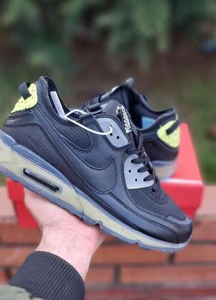 Мужские кроссовки nike air max 90 x terrascape black 41-42-43-44-45