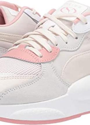 Фирменные кроссовки puma women's rs 9.8 белые с розовым