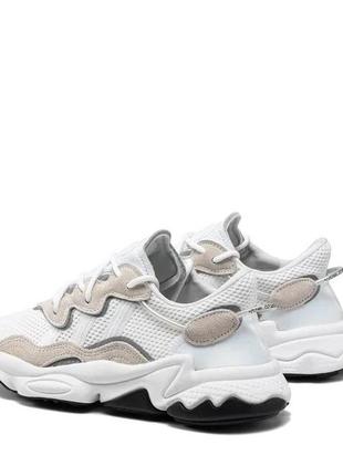 Кросівки adidas ozweego cloud white / core black(сіточка)(37-41)2 фото