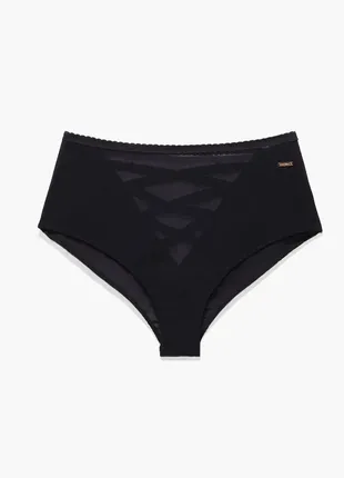 Трусики напівшорти з м'якої сітки soft mesh strappy booty short