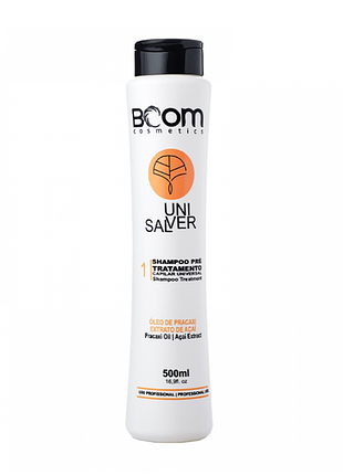 Технічний шампунь для глибокого очищення волосся boom cosmetics universal shampoo 500 мл