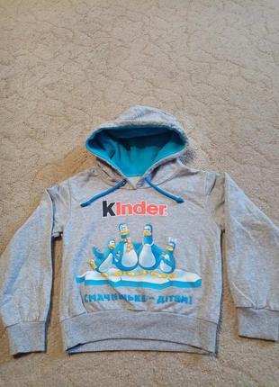 Толстовка kinder на хлопчика1 фото