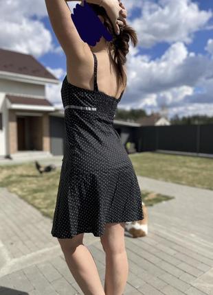 Міні-сукня в горошок2 фото