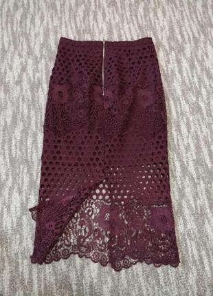 Роскошная юбка карандаш 44-46 размер4 фото