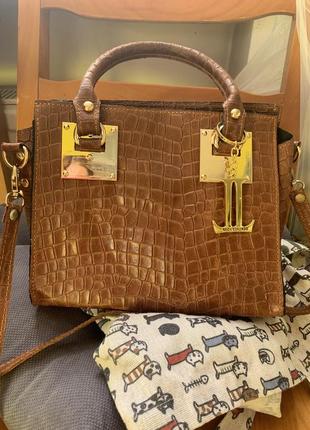 Сумка шкіряна luca lorenzo