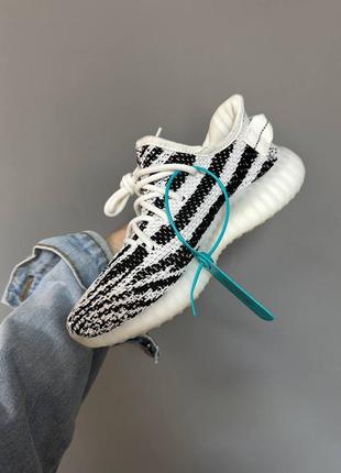 Кросівки adidas yeezy boost 350 v2 « zebra » premium3 фото