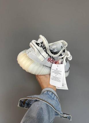 Кросівки adidas yeezy boost 350 v2 « zebra » premium4 фото