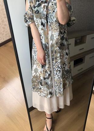 Кардиган накидка, парео, хендмейд, ексклюзив, шифонова