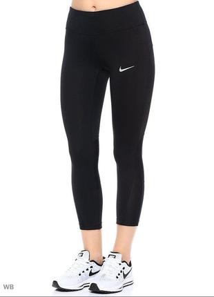 Nike dri-fit running   женские спортивные лосины