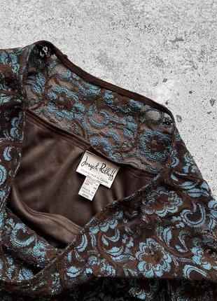 Joseph ribkoff made in canada women's premium blouse женская, винтажная блуза8 фото