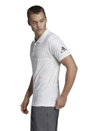 Adidas men’s white matchcode short sleeve polo shirt поло