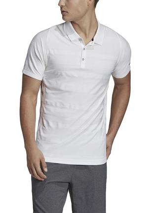 Adidas men’s white matchcode short sleeve polo shirt поло2 фото