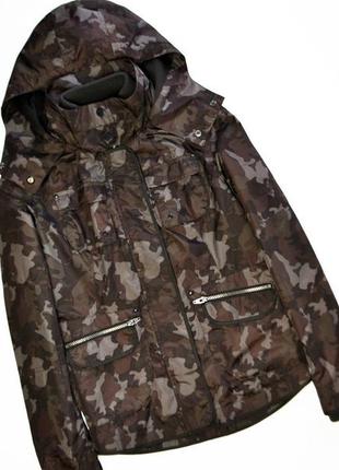 Женская демисезонная куртка парка в военном стиле next1 фото