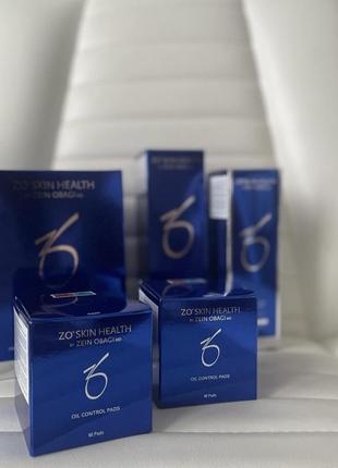 Zein obagi zo skin health oil control pads 60 шт салфетки для контроля жирности кожи против акне1 фото