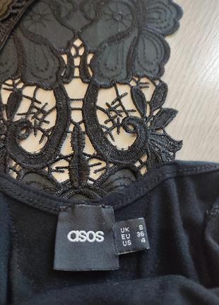 Облягаюча сукня з мереживною спиною, asos, р.4 фото