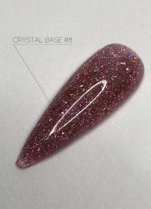 Світловідбивна база crooz сrystal base №8, 8 мл