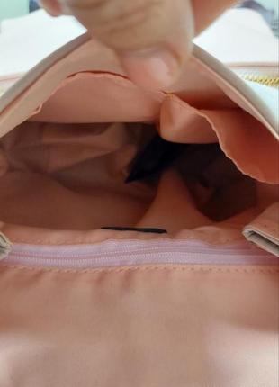 Нюдовый розовый рюкзак guess оригинал оригинал5 фото