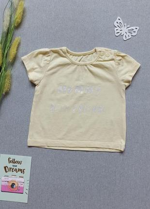 Детская футболка 0-3 мес для новорожденной девочки4 фото