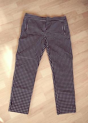 Штани повсякденні штани класичні принт клітина візерунок катон