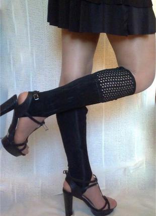 Шкіряні гетри calzedonia італія оригінал, універсальний розмір, тренд сезону